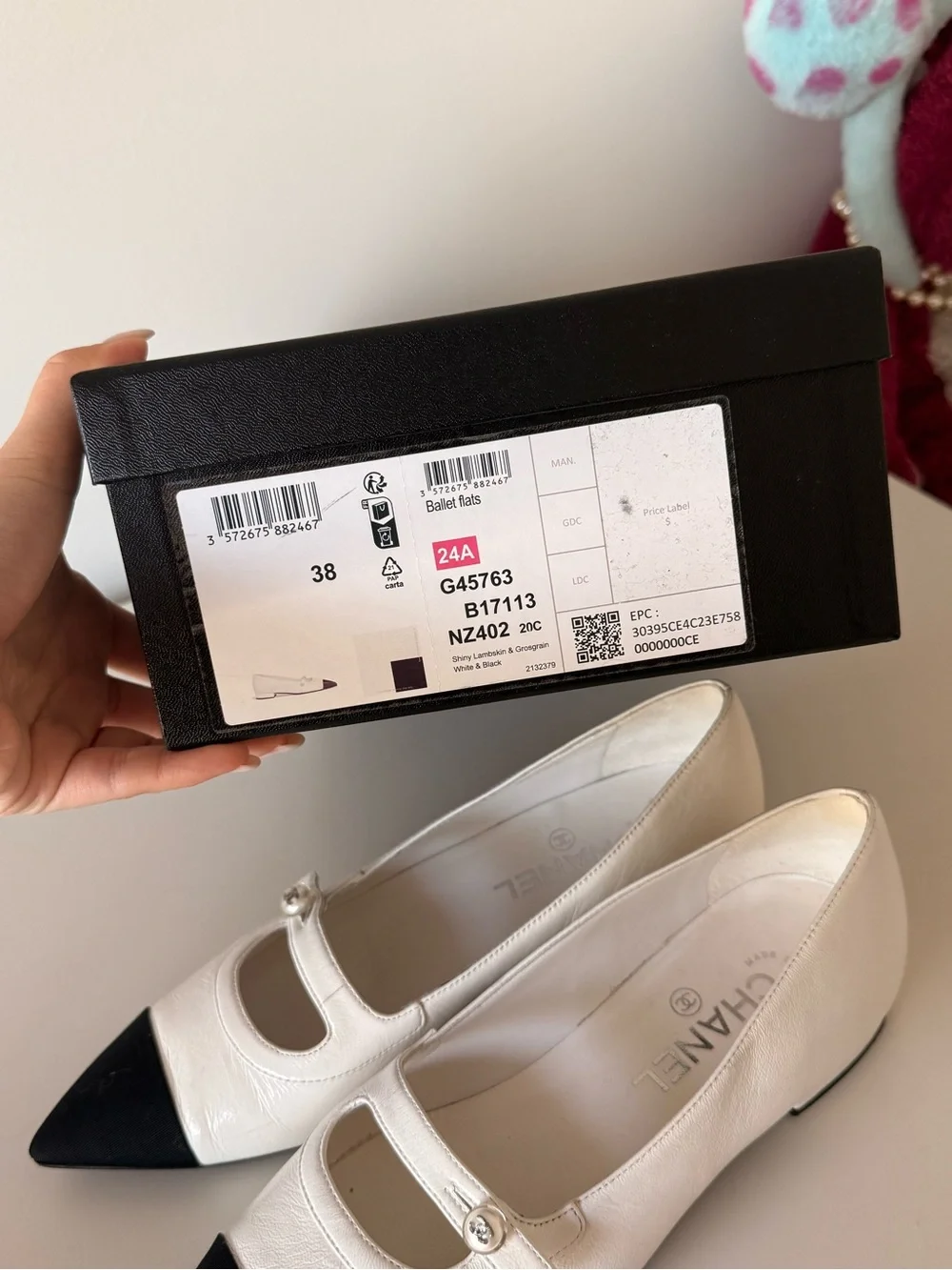 CHANEL 24A Mary Jane Ballet Flats